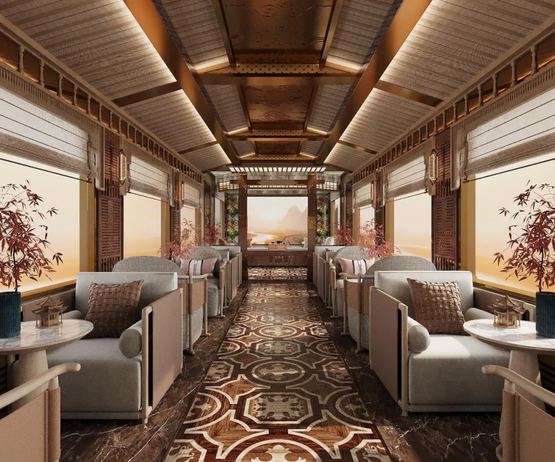 White Cloud Express welcome lounge